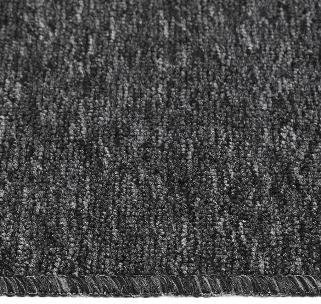 Tapetes antiderrapantes retang. escadas 15pcs 60x25cm antracite