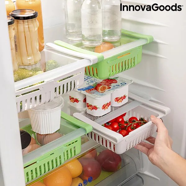 Organizador de Frigorífico Ajustável Friwer Innovagoods (pack de 2)