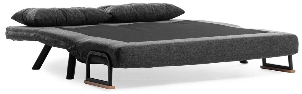 Sofá-Cama 2 Lugares Sando – Cinzento Escuro – 175 cm x 133 cm