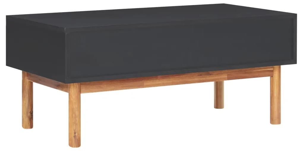 Mesa de centro 90x50x40 cm madeira de acácia maciça e MDF