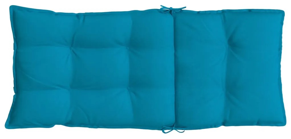 Almofadões cadeira encosto alto 2 pcs tecido oxford azul-claro