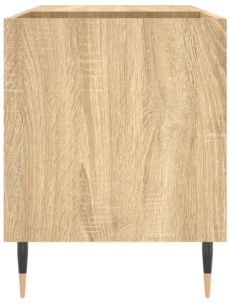Armário p/ discos 85x38x48 cm deriv. madeira carvalho sonoma