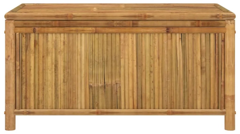 Caixa de arrumação para jardim 110x52x55 cm bambu