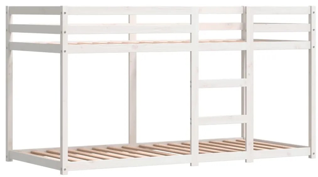 Beliche com cortinas 90x190 cm madeira de pinho maciça rosa