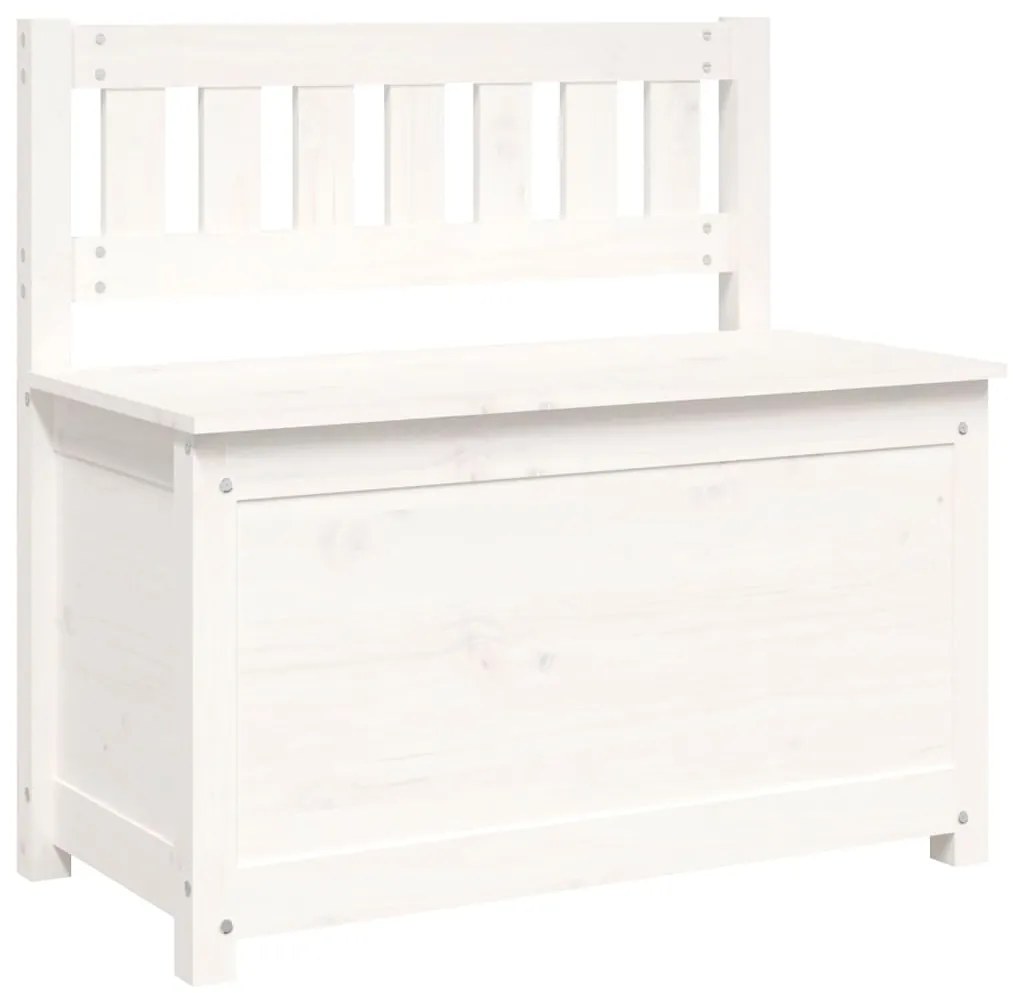 Banco 80x41x77 cm madeira de pinho maciça branco