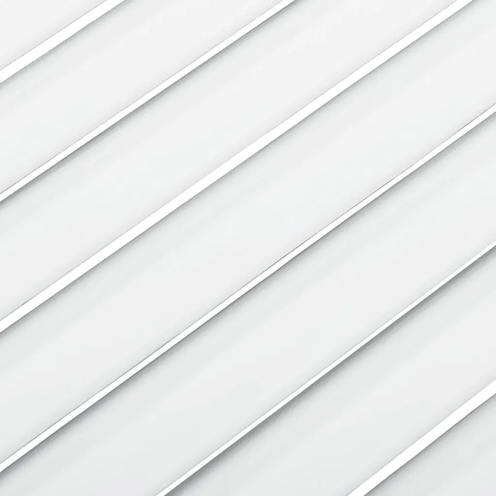 Portas de armário 2 pcs design de persiana pinho maciço branco