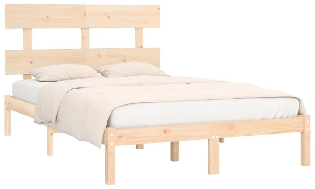 Estrutura de cama super king 180x200 cm madeira maciça