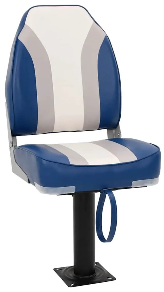 vidaXL Assento de barco com pedestal rotativo a 360°