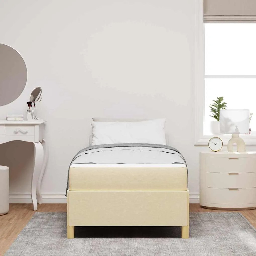 Cama Box Outros Preto e Marrom e Branco 80 x 200 cm tecido
