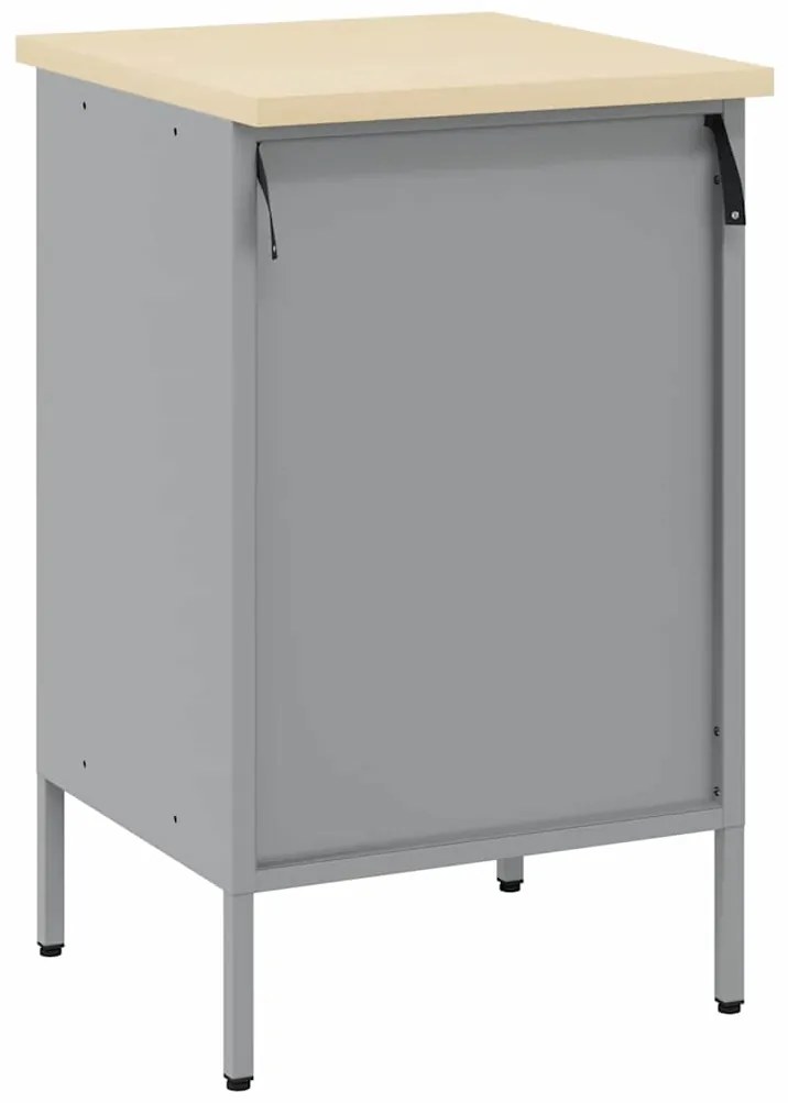 Armário de Trabalho Vermelho 50x55x85 cm Aço