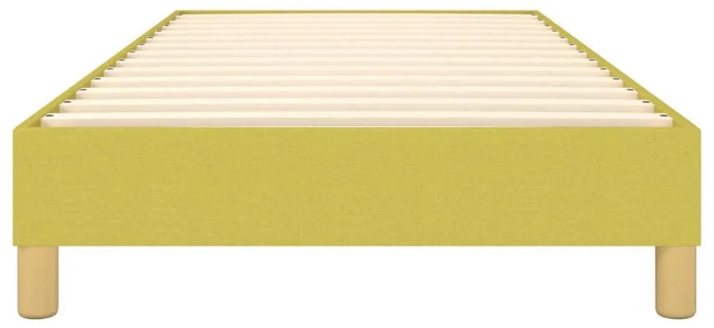 Estrutura de cama 90x200 cm tecido verde