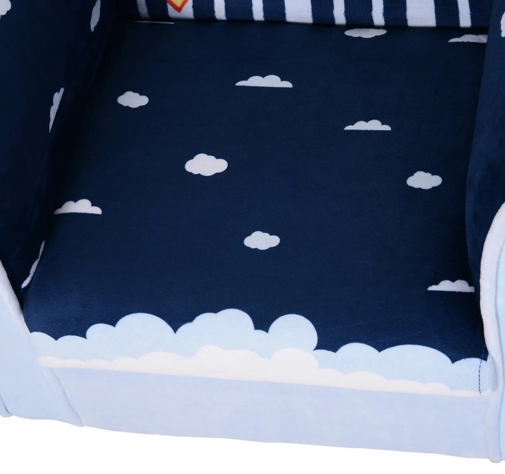 Poltrona infantil Por mais de 3 anos Até 45 kg Estampagem de foguetes