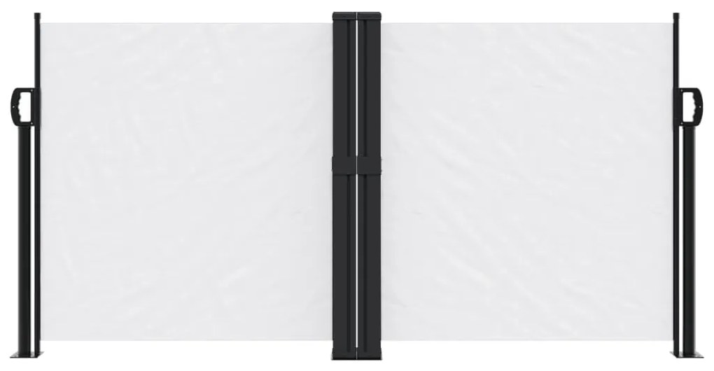 Toldo lateral retrátil 120x1000 cm branco