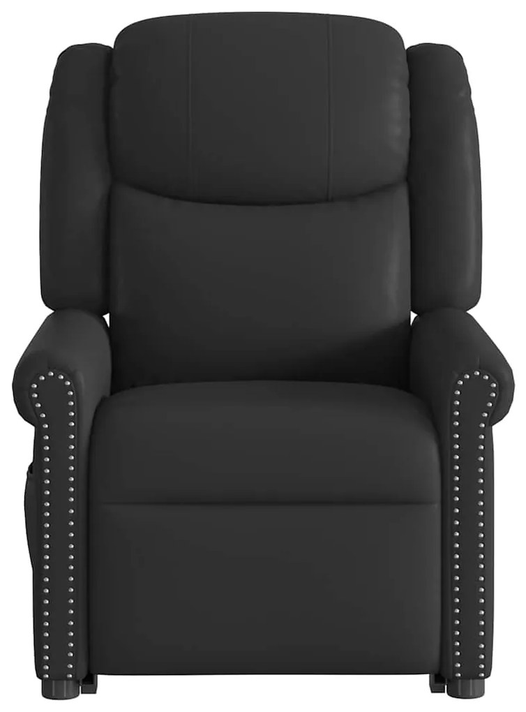 Poltrona massagens reclinável elevatória couro artificial