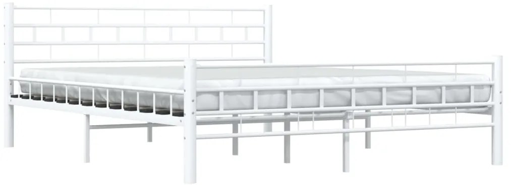 Estrutura de cama metal 160x200 cm branco