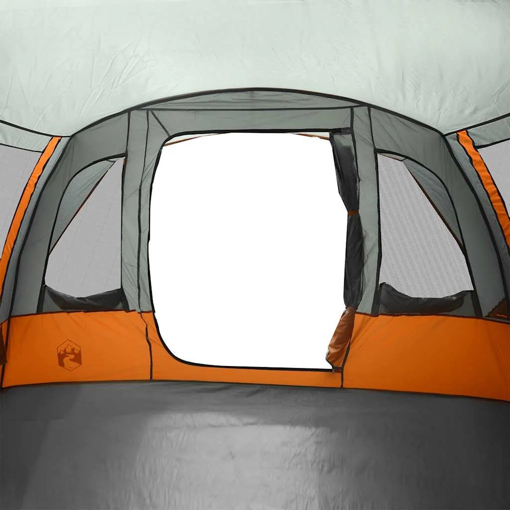 Tenda familiar túnel para 8 pessoas impermeável cinzento
