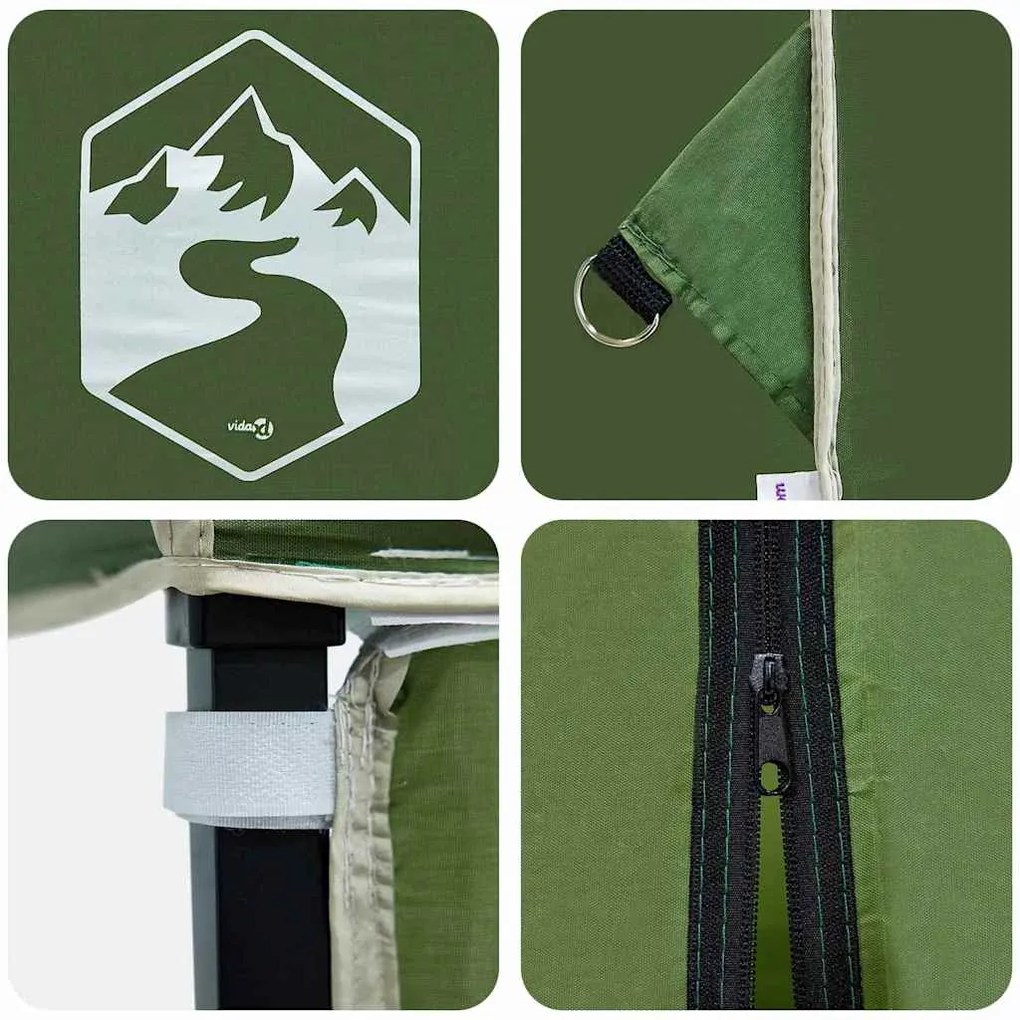 Tenda de Toldo Verde 200 x 200 cm Tecido Oxford