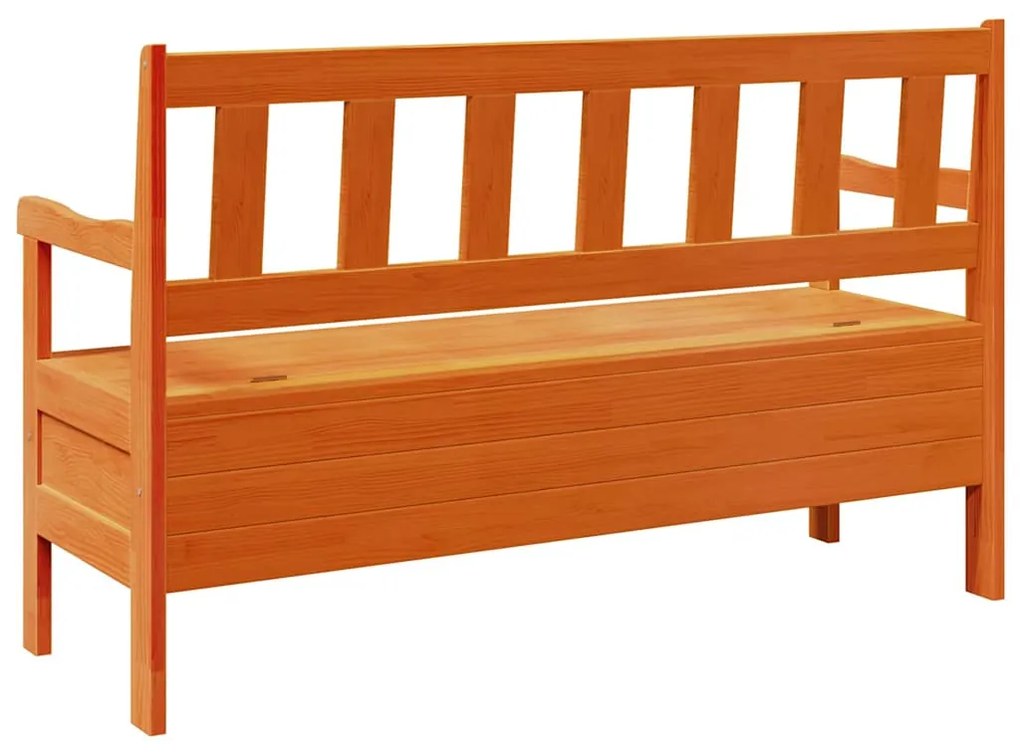 Banco de Exterior vidaXL Acácia 119x76x44 cm Madeira Sólida de Pinheir