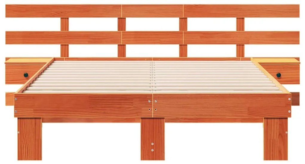 Estrutura da Cama com gaveta Castanho 120 x 200 cm