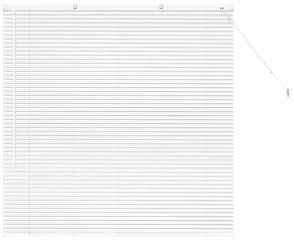 Persiana de Janela com cortinas Outros Manual Branco 130 x 130 cm Alum