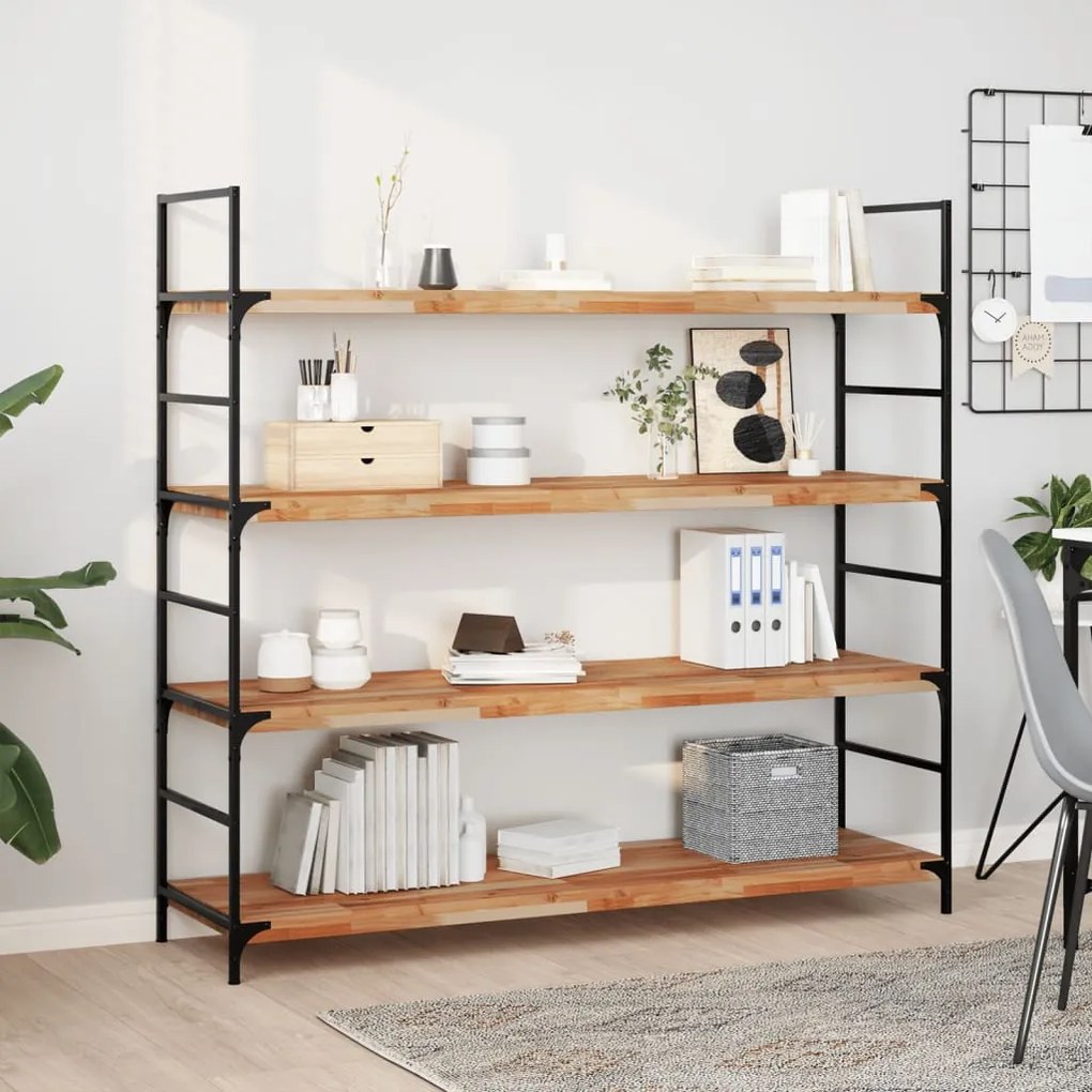 vidaXL Prateleira flutuante 160x40x4cm acácia maciça acabamento a óleo