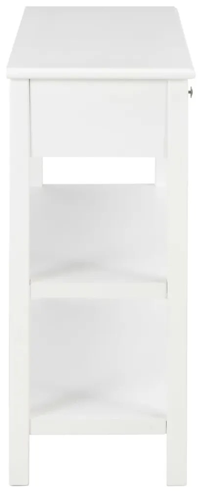 Aparador 110x35x80 cm MDF branco