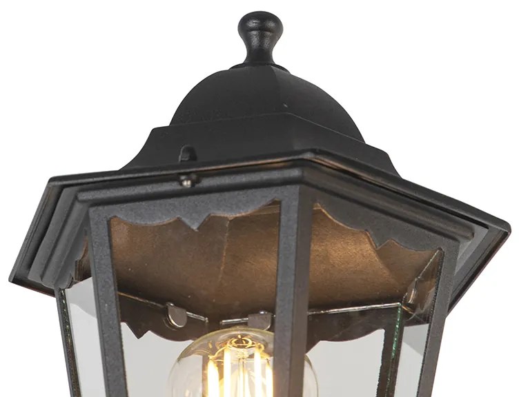 LED Lanterna de exterior inteligente preta 3 luzes com Wifi ST64 - New Orleans Rústico ,Country / Rústico,Clássico / Antigo