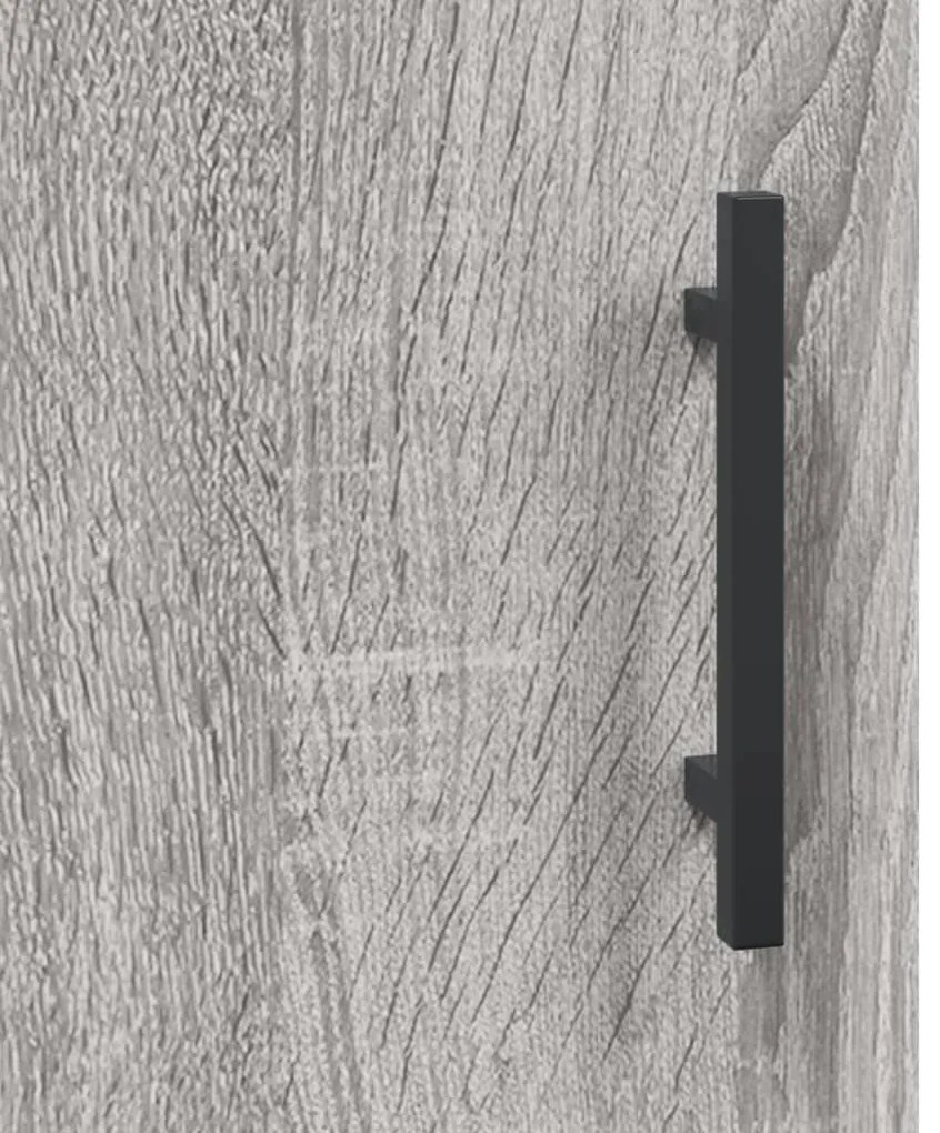Armários de parede 2 pcs 69,5x34x90 cm cinzento sonoma