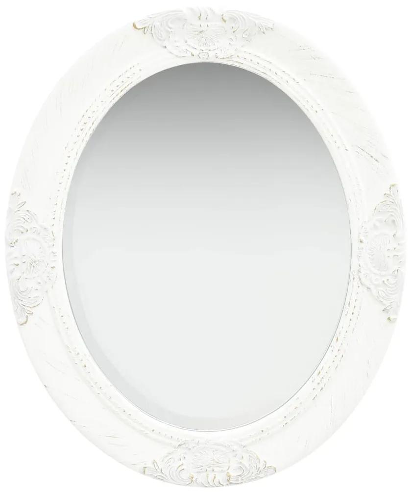 320348 vidaXL Espelho de parede estilo barroco 50x60 cm branco