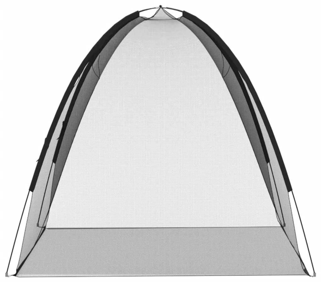 Rede mosquiteira com portas malha 220 200x150x140 cm preto