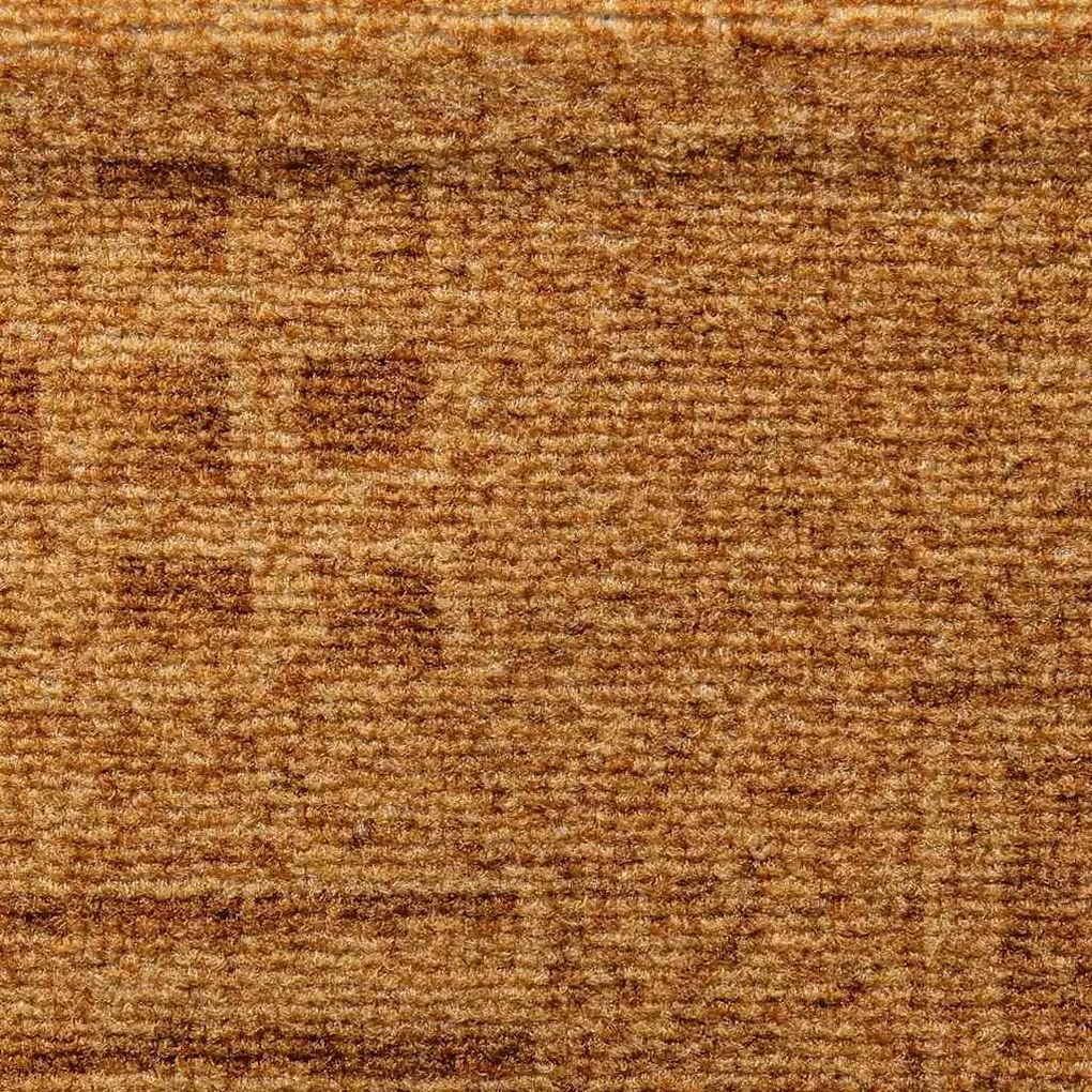 Tapetes de escadas adesivos 10 pcs 65x21x4 cm bege