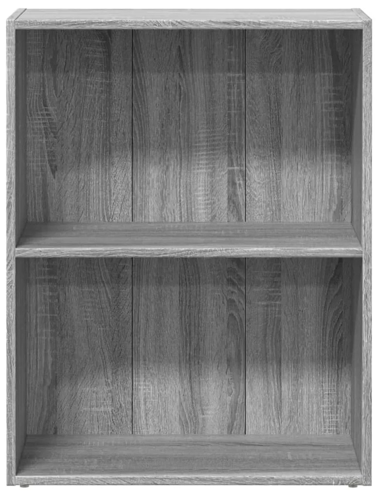 Estante 60x30x77 cm derivados de madeira cinzento sonoma