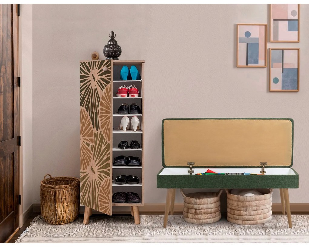 Conjunto de Mobiliário de Entrada Vegas – Sonomo Green – Sapateira 50x