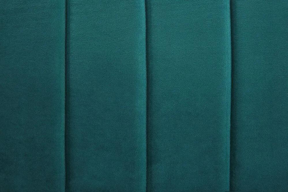 Sofá de canto em veludo verde à esquerda TIMRA Beliani