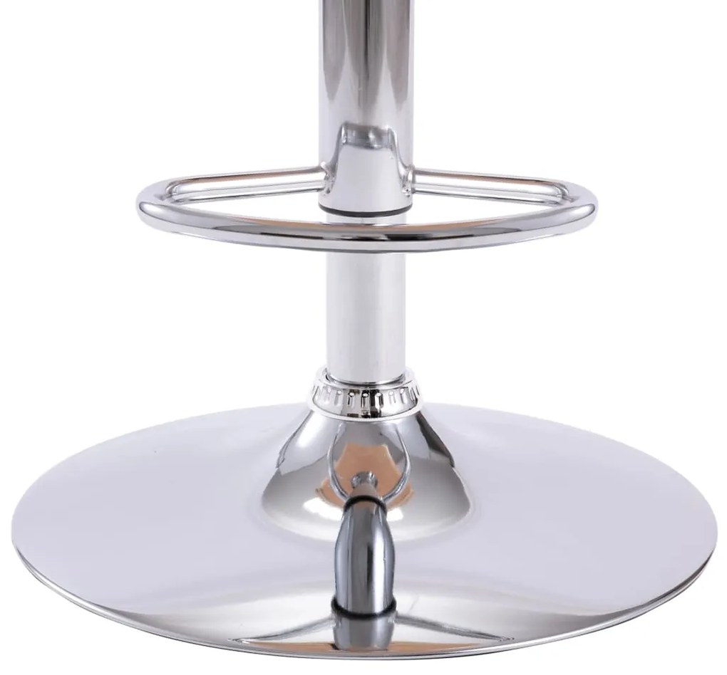 Banco de bar couro artificial creme