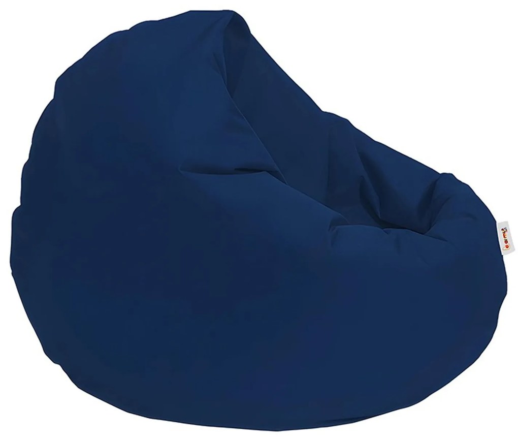 Pufe de Jardim Iyzi 100 – Azul Escuro – 100x100x65 cm | Tribo Home