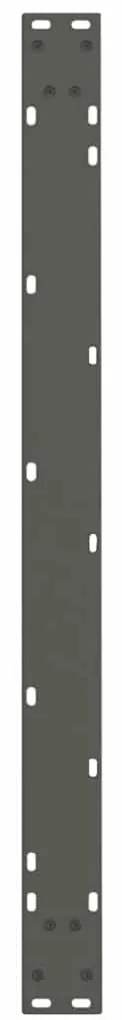 Pés para mesa de jantar em V, 3 peças, antracite, 100x(72-73,3) cm, aç