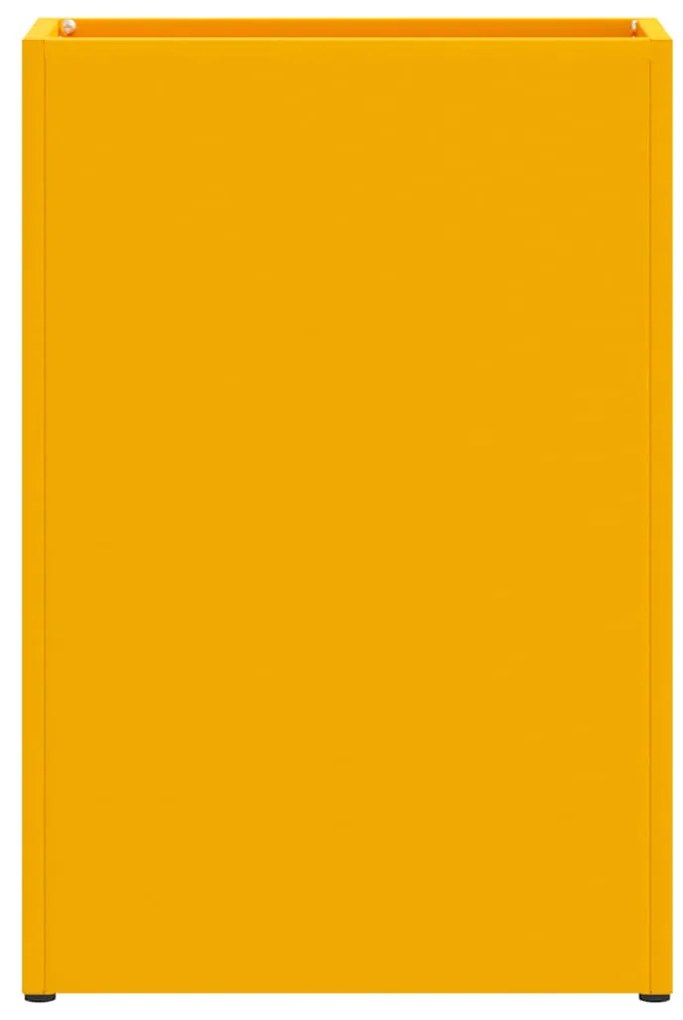 Suporte de Guarda-Chuva Amarelo Mustard , 28x12x41 cm, Aço