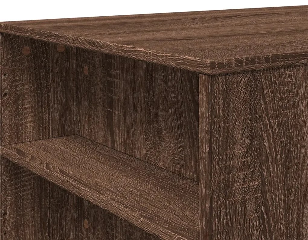 Mesa centro 102x55x42 cm derivados de madeira carvalho castanho