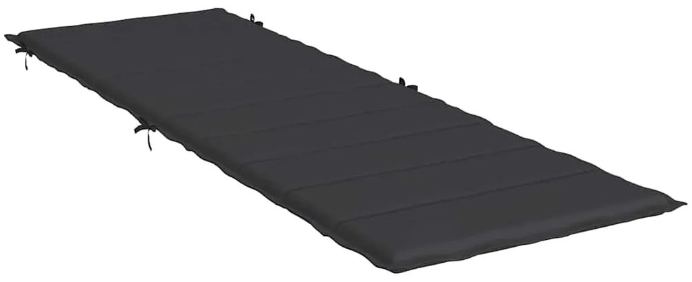 Almofadão p/ espreguiçadeira 186x58x4 cm tecido oxford preto