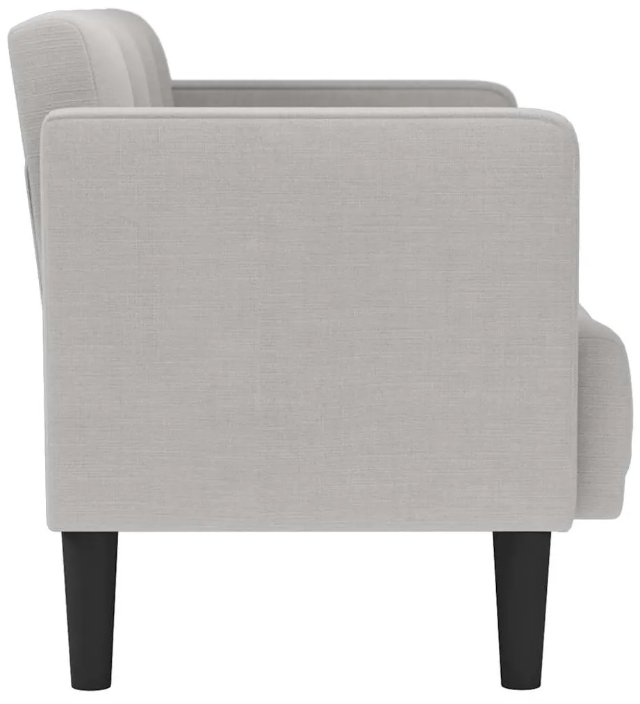 Sofá-luvas 111 cm tecido cinzento nublado
