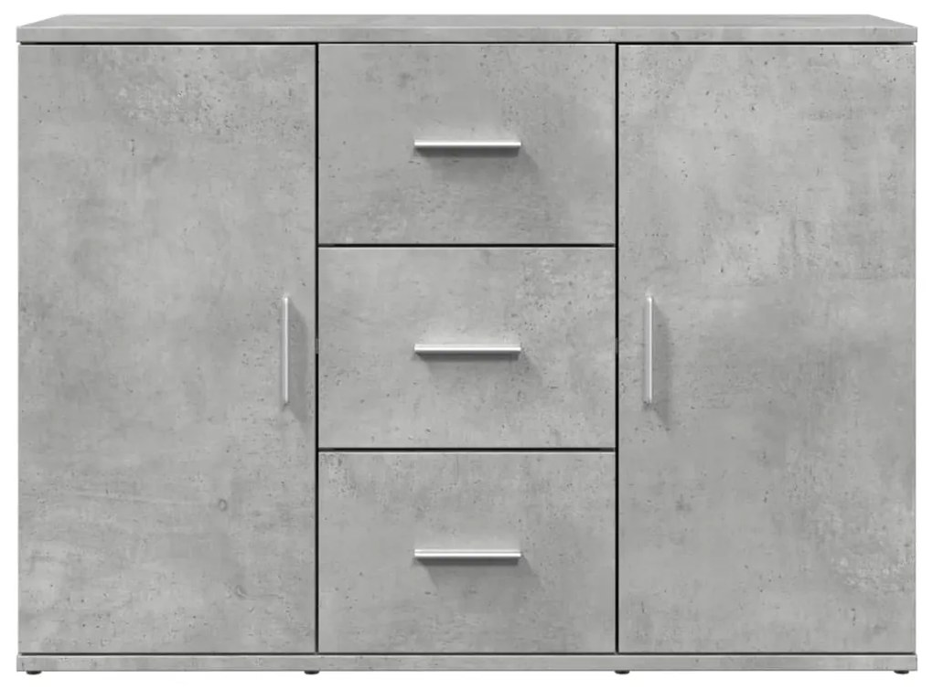 Aparador 90,5x29,5x65 cm derivados de madeira cinzento cimento