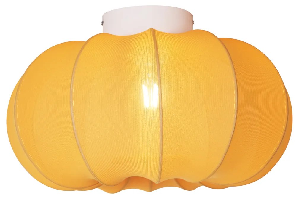 Candeeiro de Teto Japandi Dourado 37cm - Plu Asyesha Japandi