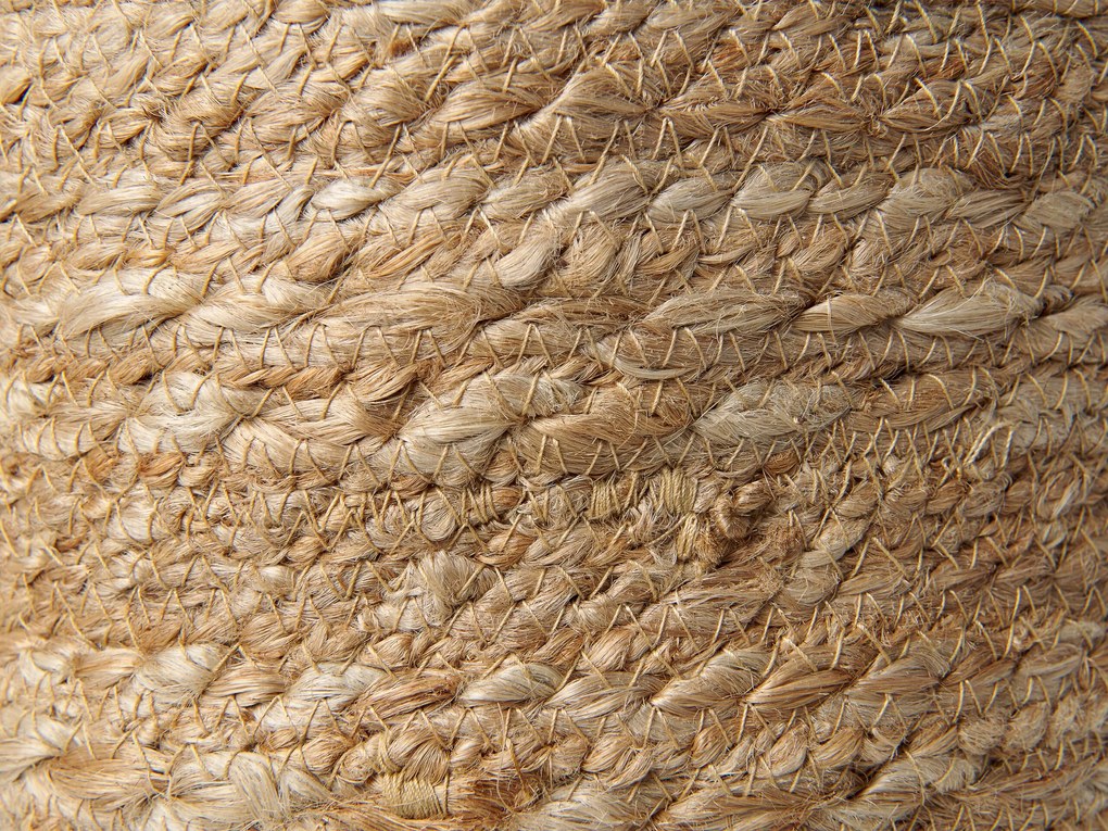 Conjunto de 2 cestos em juta natural KORNAK Beliani