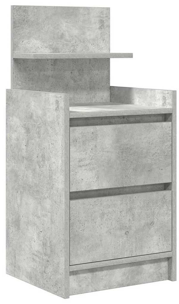 Mesas de cabeceira com 2 gavetas 2 pcs 38x34x80 cm