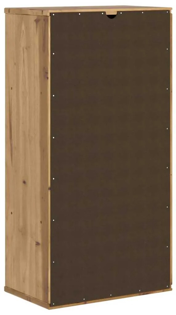 Armário lateral ODDA 40x24x79 cm pinho de madeira maciça