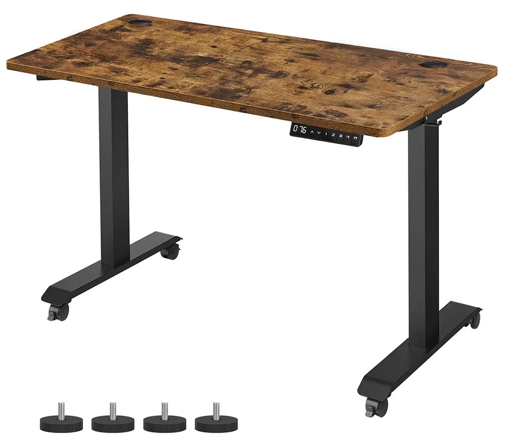 Mesa ajustável em altura SONGMICS 120 x 60 x 71-117 LSD202X01