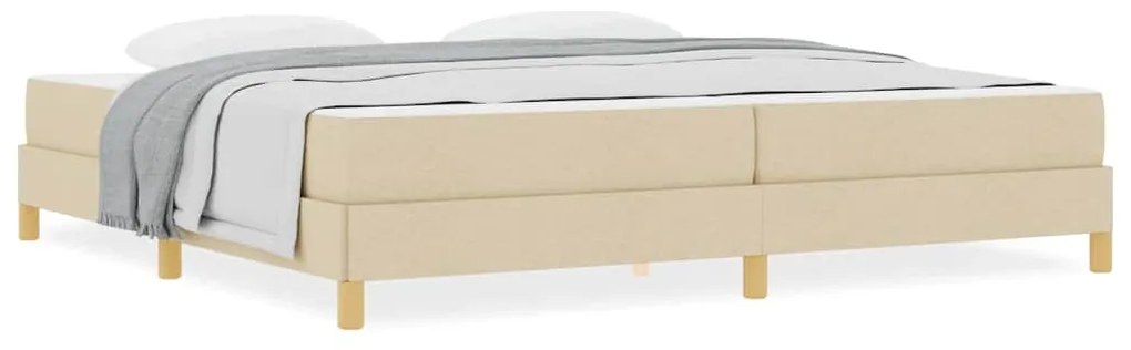Cama Box Creme, Marrom 200 x 200 cm