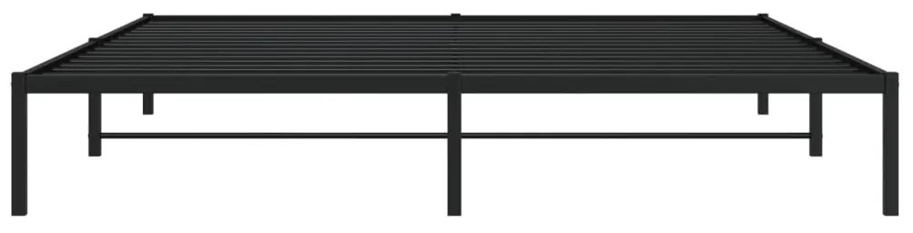 Estrutura de cama 193x203 cm metal preto