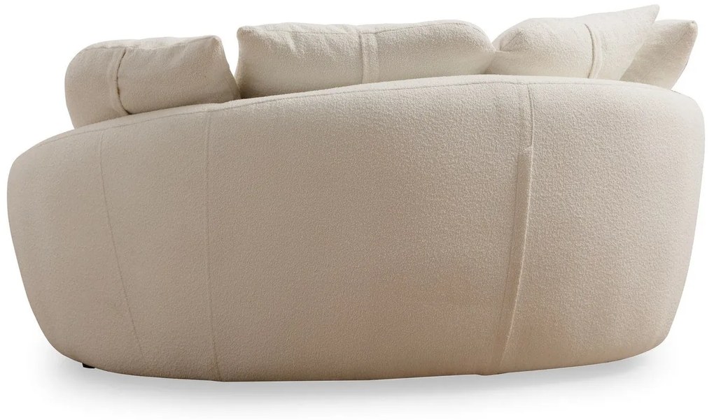 **** Sofá 2 Lugares Midye – Creme – 155x120x67 cm

**